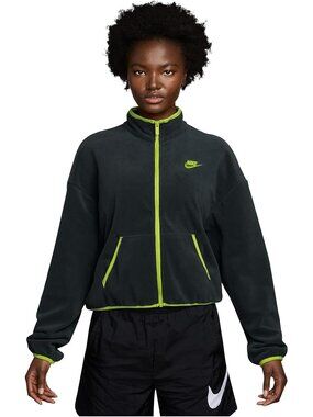 Nike Women's Size XL Club Full Zip Loose Fit Fleece Track Jacket HV2730-390 NWT